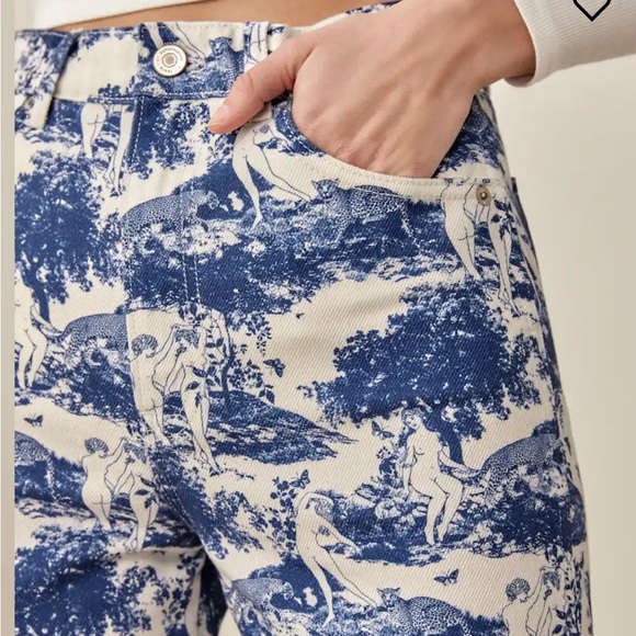 Reformation Pastoral High Rise Straight Jeans NWT Sz 27 - Picture 3 of 9